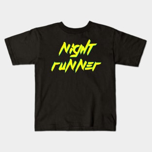 Night Runner Street Racing Speed Demon Kids T-Shirt